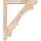 Ekena Millwork Balboa Arts and Crafts Smooth Bracket w/ Offset Brace, Douglas Fir, 5 1/2"W x 34"D x 40"H BKT0604X34X40BOA03SDF - alternate 2